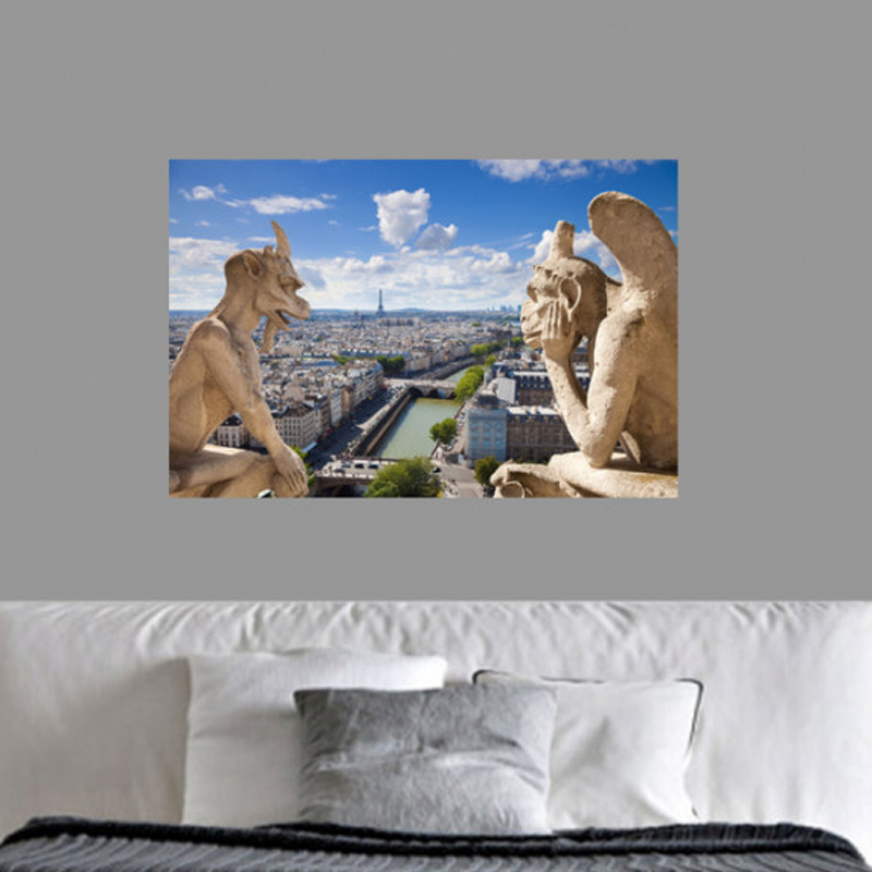 Πίνακας σε καμβά με Πόλεις με το Παρίσι
